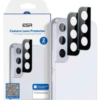 Image 1 of Samsung Стъклен протектор за камера ESR Camera Lens за Samsung S22 / S22 Plus, черен, 2бр