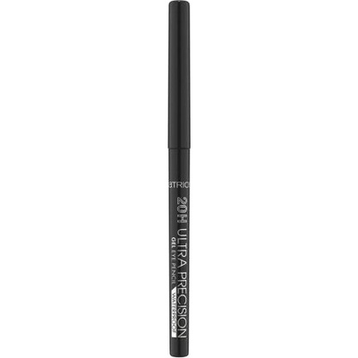 Catrice 20H Ultra Precision водоустойчив молив за очи с гел текстура 0.08 гр нюанс 010 Black