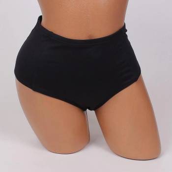 Image 1 of Монокина тип бикина с висока талия в черно