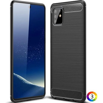 Samsung Galaxy A81/Note 10 Lite Удароустойчив Carbon Fiber Калъф и Протектор