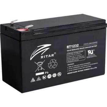 Ritar Power Оловна Батерия RITAR (RT1232) 12V / 3.2 Ah - AGM 134 / 67 / 60 mm (RITAR-RT1232)