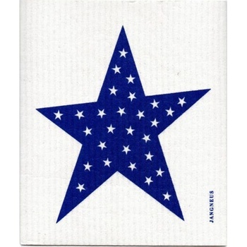 Jangneus handra do kuchyne hviezda modrá 18 x 20 cm