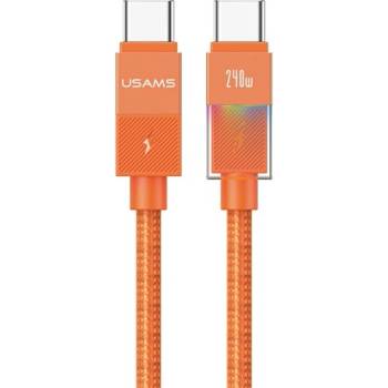 USAMS Кабел за данни USAMS U93 Type-C - Type-C, 120cm, NARANCSSÁRGA SJ775USB02 (SJ775USB02)