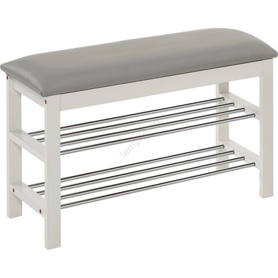 Halmar Shoe rack 48x81 см бял/сив (HA0086)