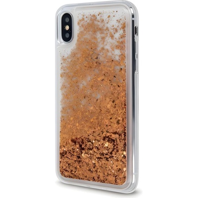 Samsung Калъф с течни брокати за Samsung Galaxy S9 Plus - Златен KP26740