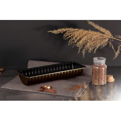 Berlingerhaus forma na srnčí hřbet s nepřilnavým povrchem Shiny Black Collection BH-7644
