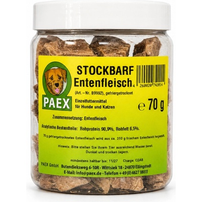 Paex Kachní prsa mrazem sušená 70 g 70 g
