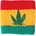 RAZAMATAZ лента за ръка generic - rasta leaf - razamataz - wb266