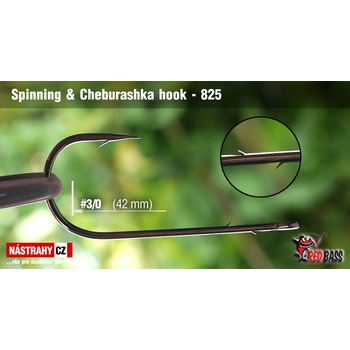 RedBass Spinning & Cheburashka hooks 825 Classic vel.3/0 10 ks