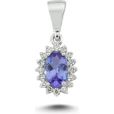 Lillian Vassago Zlatý přívěsek s tanzanitem a brilianty LLV11 SMP5647 02 TAN