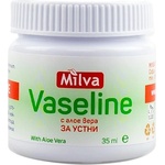 Milva Вазелин за устни с алое вера, 35 ml - baby