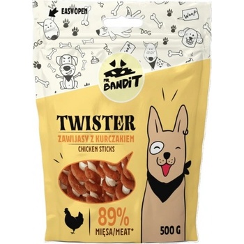 VetExpert Mr. Bandit TWISTER chicken sticks - деликатесно лакомство със пилешко за кучета, 80 гр - Полша