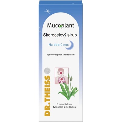 Dr. Theiss Mucoplant Skorocelový Sirup Na Dobrú Noc 100 ml