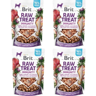 Brit Raw Treat Dog Immunity Lamb & Chicken 4 x 40 g