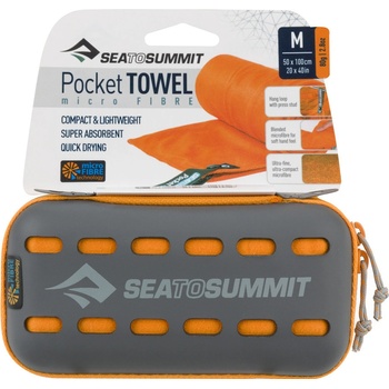 Sea To Summit Pocket Towel 50x100 M Oranžová