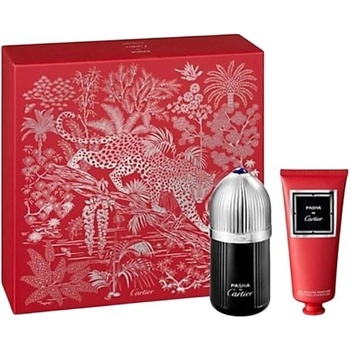 Image 1 of Cartier Pasha Edition Noire Подаръчен комплект за мъже Размер 100 ml EDT + 100 ml душ гел