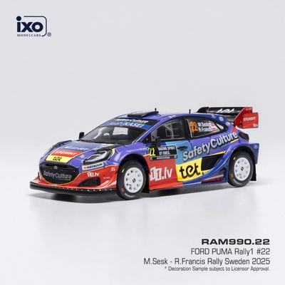 Ford Puma Rally1 Rally Sweden 2025 22 Sesks FrancisIXO 1:43