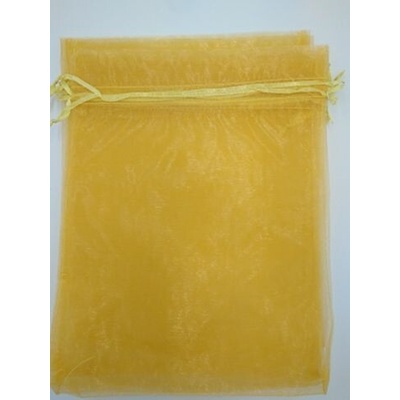Dárkový sáček organza 9x12cm zlatý