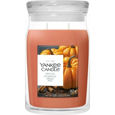 Yankee Candle Signature velká Spiced Pumpkin 567 g