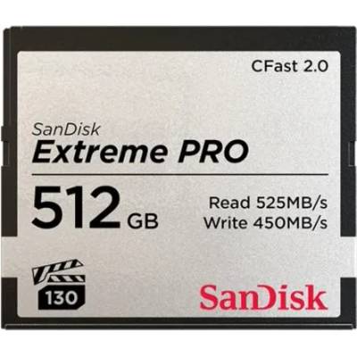 SanDisk Extreme Pro Флаш карта памет, 512GB, 525MB/s, NAND flash (SDCFSP-512G-G46D)