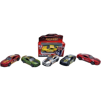 Lamps Ford Mustang auto kovové na spätné naťiahnutie žltá 43 1:36