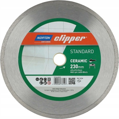 Diamantový kotouč Norton Clipper Standard Ceramic 25,4 x 230 mm