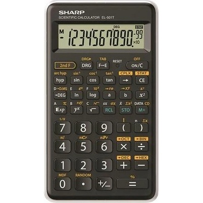 SHARP "EL-501TBWH", černo-bílá