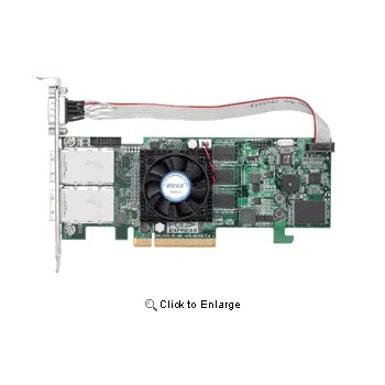 ARECA ARC-1223-8x 8 external port SAS 6G RAID /2xSFP-8088/, 800Mhz ROC processor, 512 MB RAM, PCIe 2.0 x8, RAID 0, 1, 10, 3, 5, 6, Single Disk or JBOD (ARC-1223-8X)