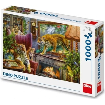 Dino - Puzzle From the picture: Tigers - 1 000 piese