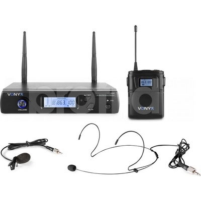 Vonyx WM61B Wireless Microphone UHF With 1 Bodypack