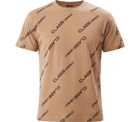 Cavalli class Logo Brown tričko