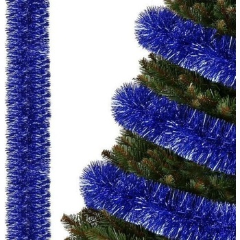 SPRINGOS Vianočná reťaz Girlanda 6m modrá