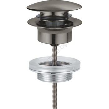 GROHE 65807al0 - Комплект за сифон за умивалници с преливник, графит (gh0123)