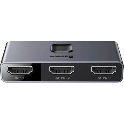 Baseus Двупосочен HDMI превключвател Baseus CAHUB-BC0G за компютри и монитори сив (CAHUB-BC0G)