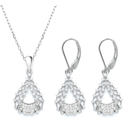 Silenti Jewelry Сребърен комплект "Почест