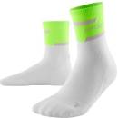 CEP Bežecké ponožky The Run Mid Cut Socks men green white