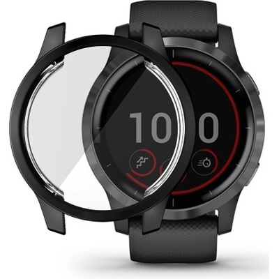 ENKAY ochranný kryt Garmin Venu 2 / Vivoactive 4 čierny 33252