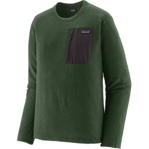 Patagonia Мъжки пуловер Patagonia R1 Air Crew Fleece jumper - Treeline Green (005-6416-0614)