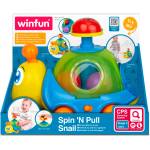 WinFun Играчка за дърпане - музикален охлюв с топчета
