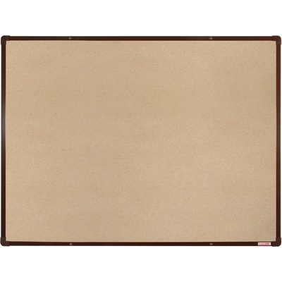 BoardOK tabule textil 120 x 90 cm hnědý rám