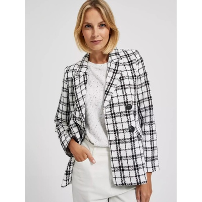 Moodo Черно-бяло карирано яке Moodo Moodo | Byal | ЖЕНИ | XS