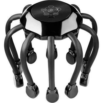 Medivon Електрически масажор за глава Medivon Octopus, 5 режима, 14 масажни точки, Безжична употреба, USB-C, Черен (Medivon Octopus)