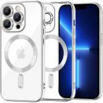 Techsuit Калъф за iPhone 13 Pro Max - Luxury Crystal MagSafe - Silver (KF2324588)