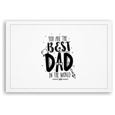 Fotoobraz 90x60 cm střední The best dad in the world