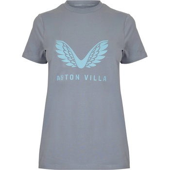 Castore Тениска Castore Women's Aston Villa Short Sleeve Licensed T-Shirt - Tradewinds