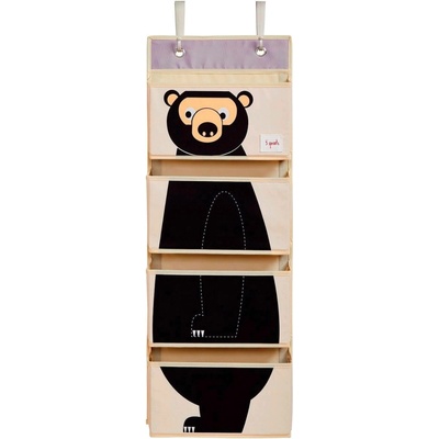 3 Sprouts závěsný organizér Bear black