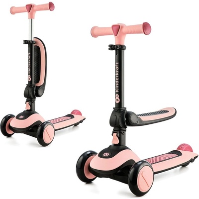 Kinderkraft Halley 2V1 růžová