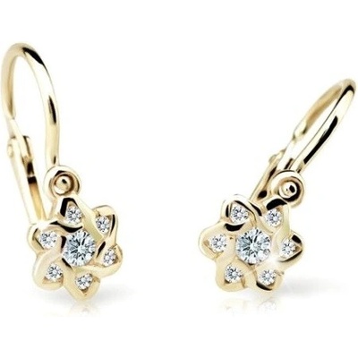 Cutie Diamonds dětské zlaté náušnice s brilianty DC2149-10-00-X-1