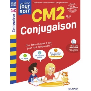 Conjugaison CM2 - Cahier Jour Soir (2025)