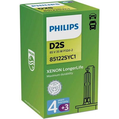 Philips Long Life 85122SYC1 D2S P32d-2 85V 35W